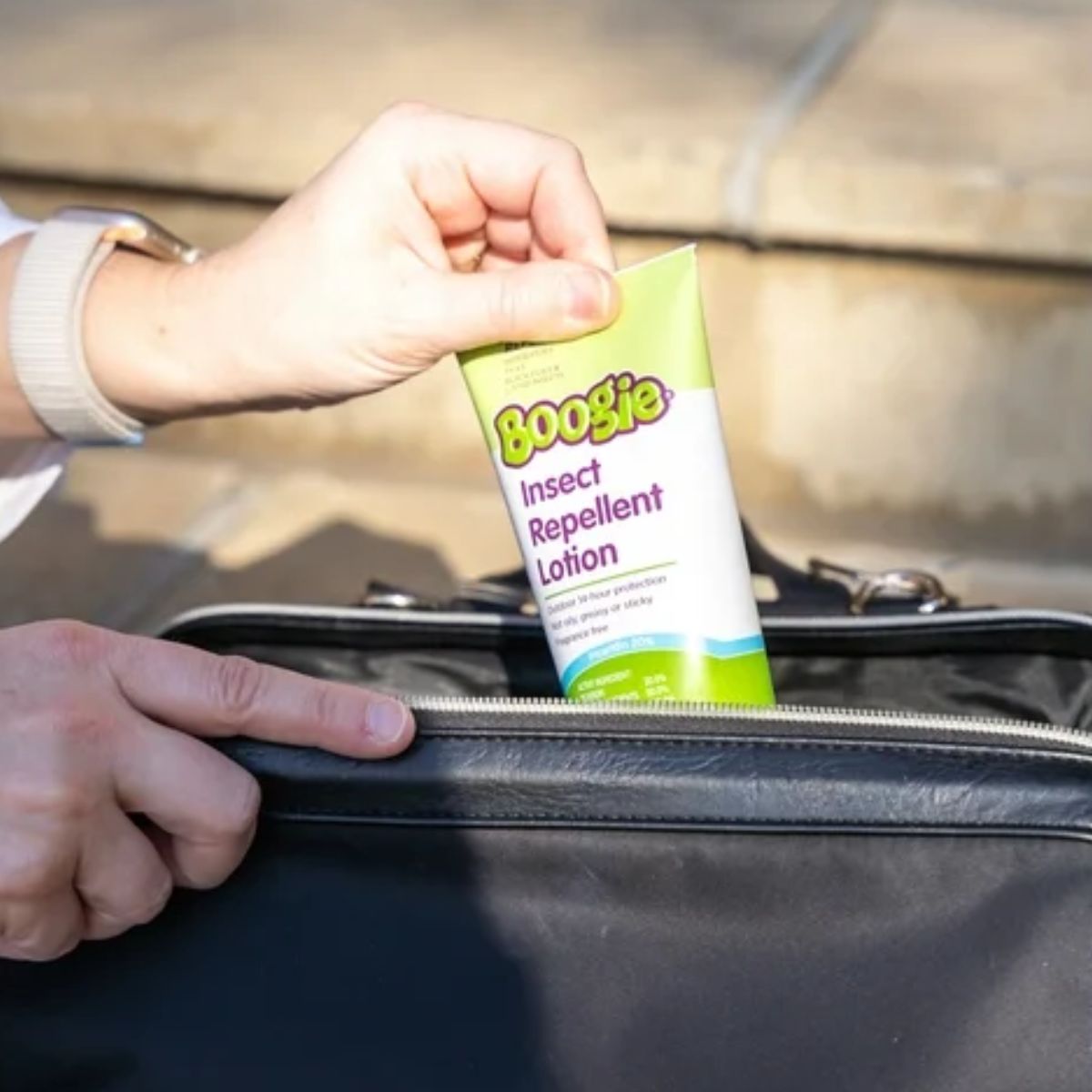 Boogie Insect Repellent Lotion with 20% Picaridin(Unscented) - 6.0 oz - DEET Free and Odorless Formula